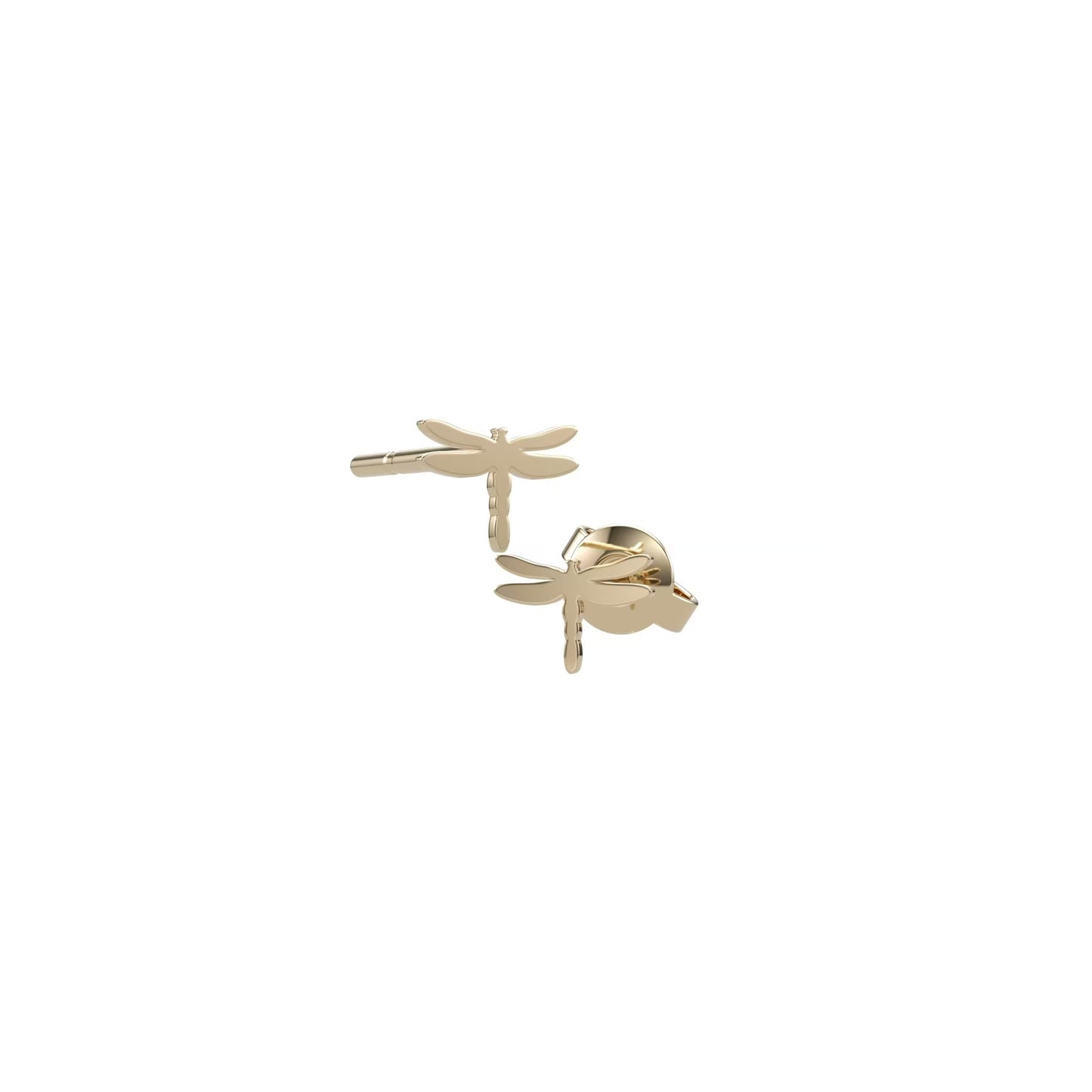 Dragonfly silhouettes studs