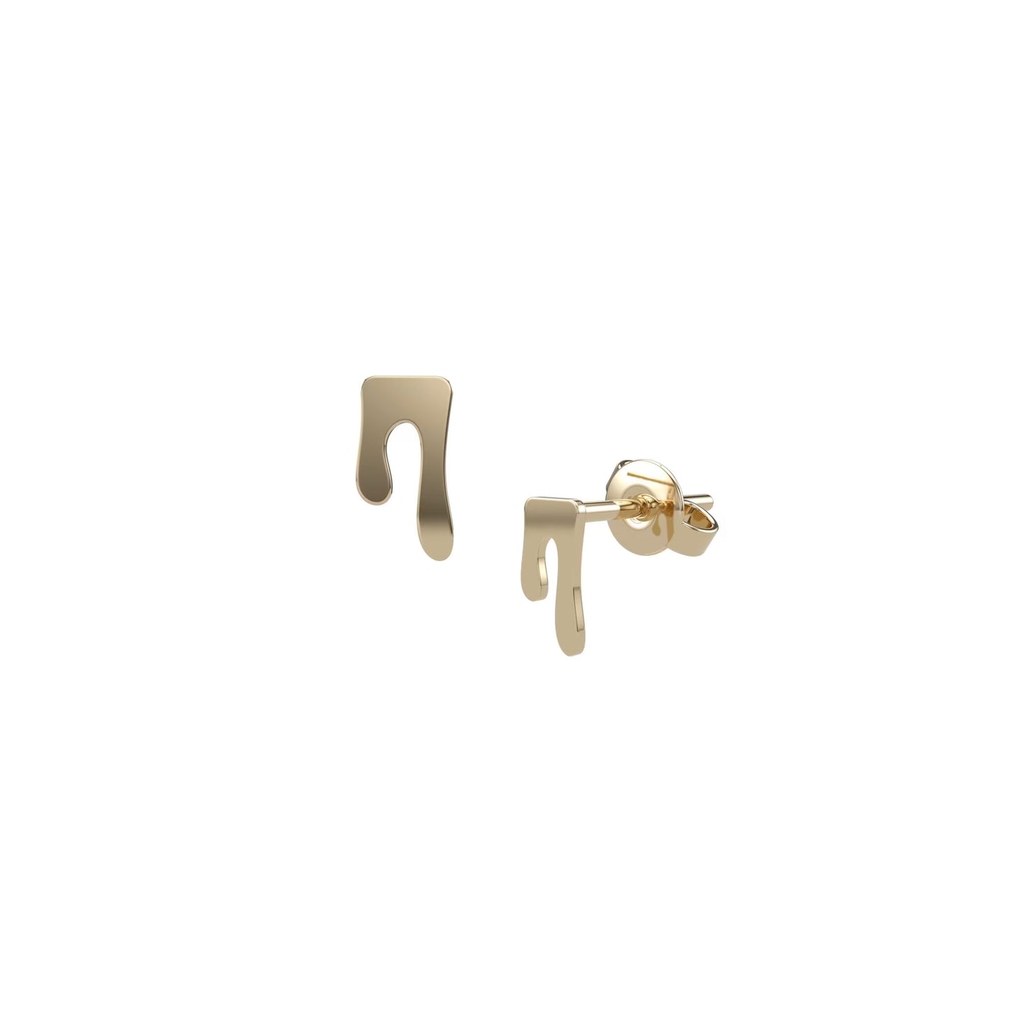 Drip Silhouettes Studs