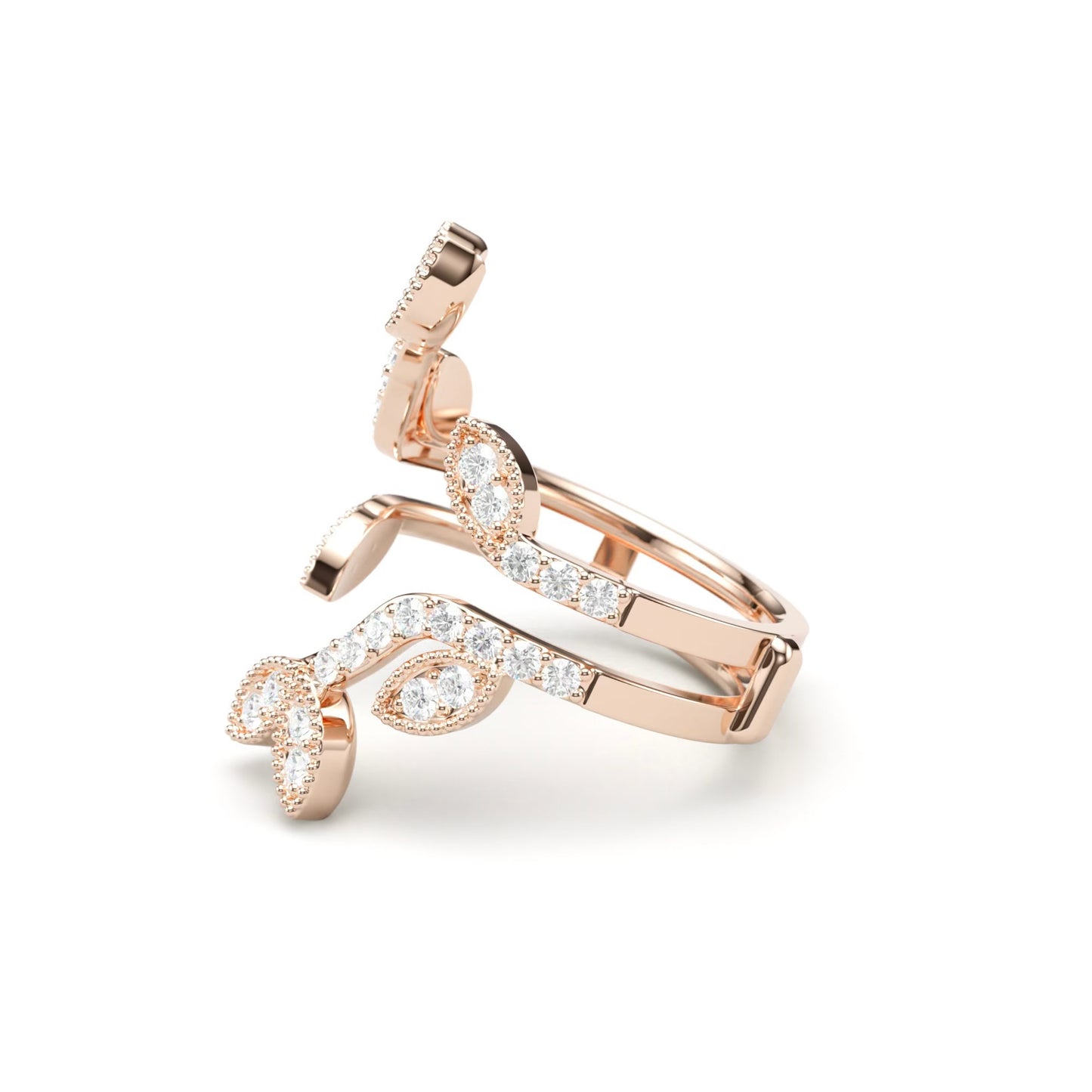 Floral Embrace Wedding Band