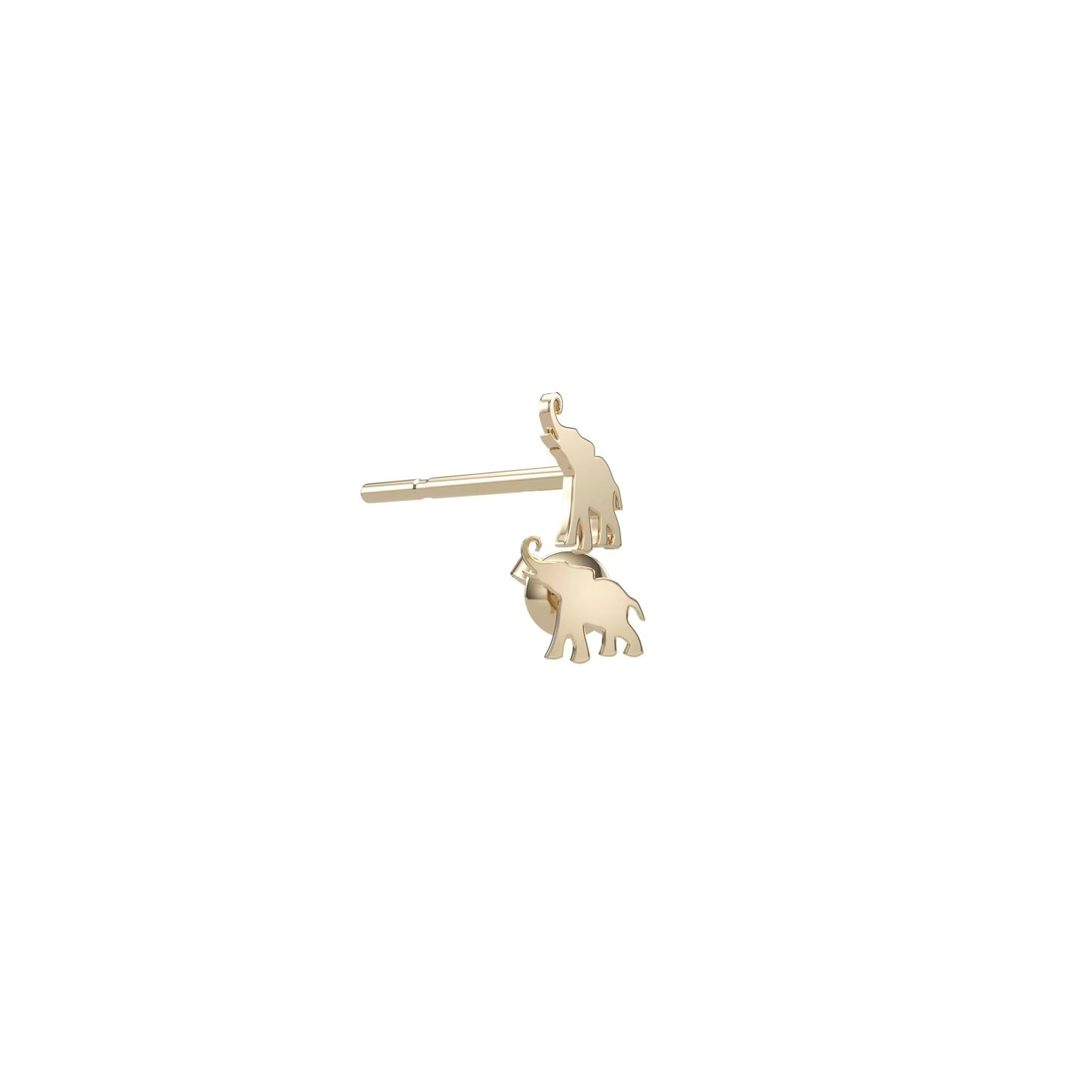 Elephant Silhouettes Studs