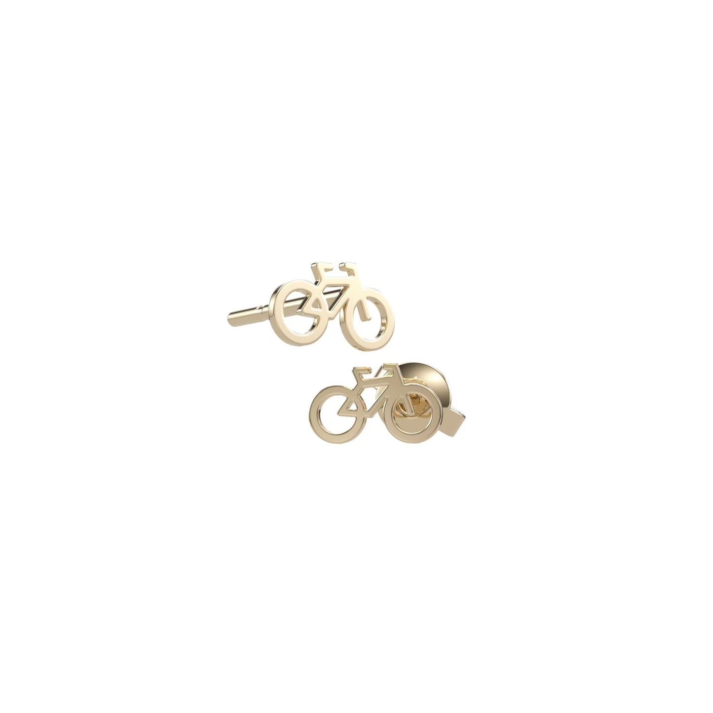 Bicycle Silhouette Studs