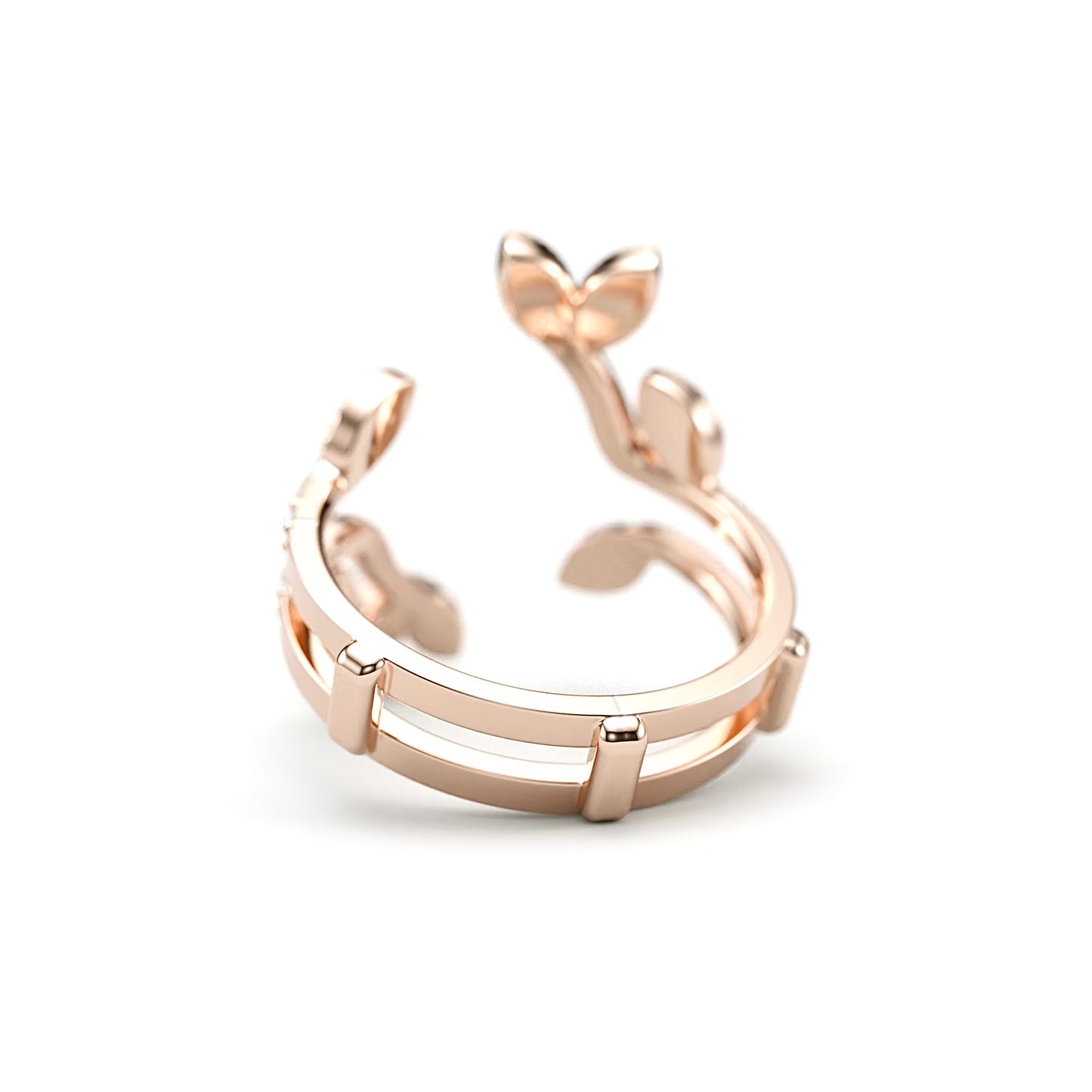 Floral Embrace Wedding Band