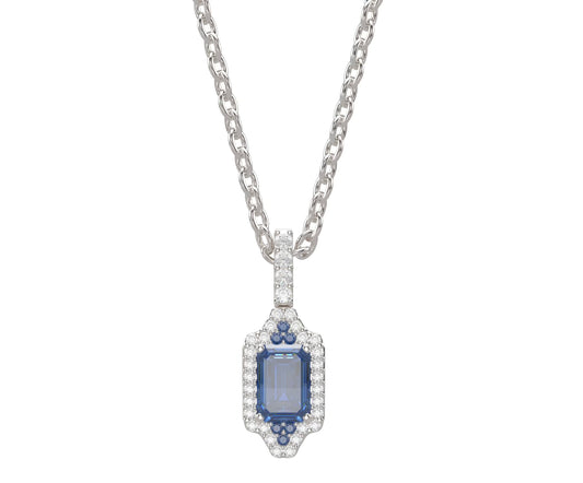 Sapphire and Diamond Necklace