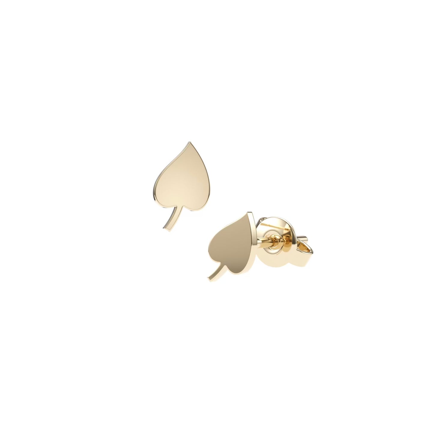 Love Leaf Silhouettes Studs
