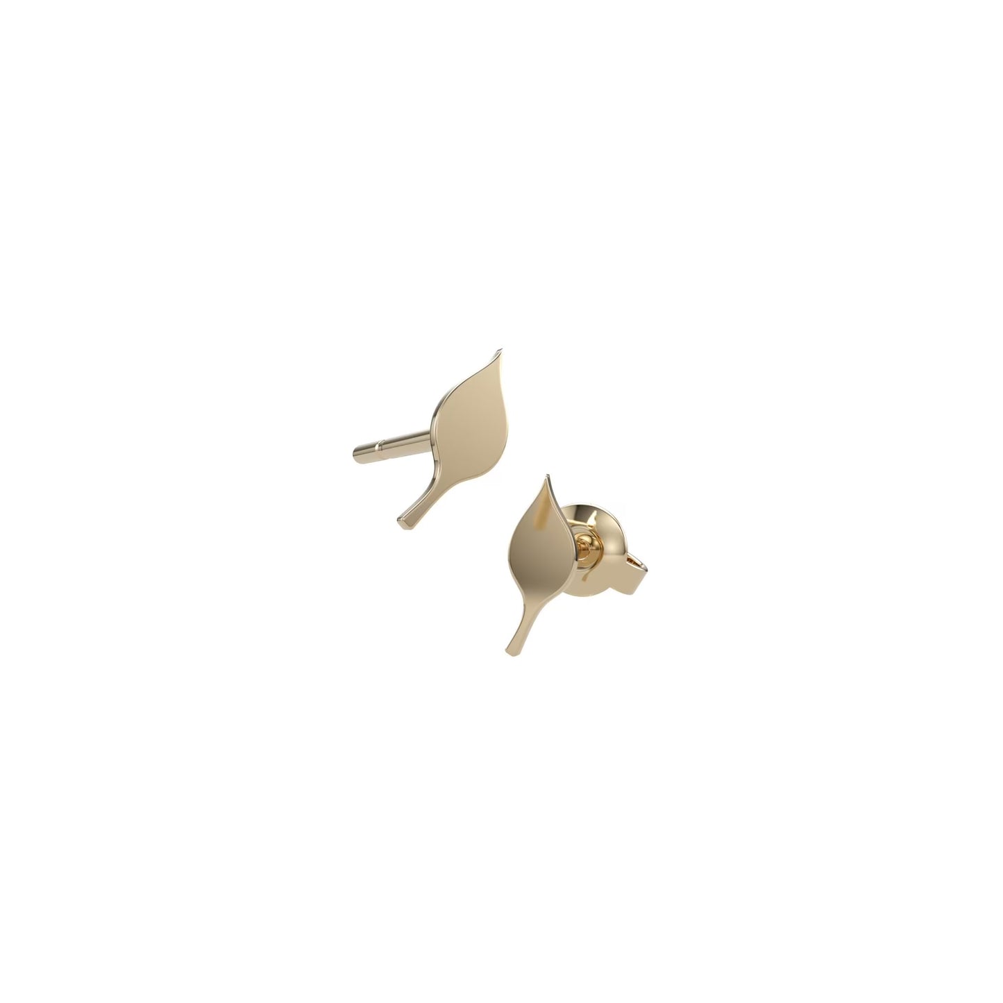 Leaf Silhouettes Studs