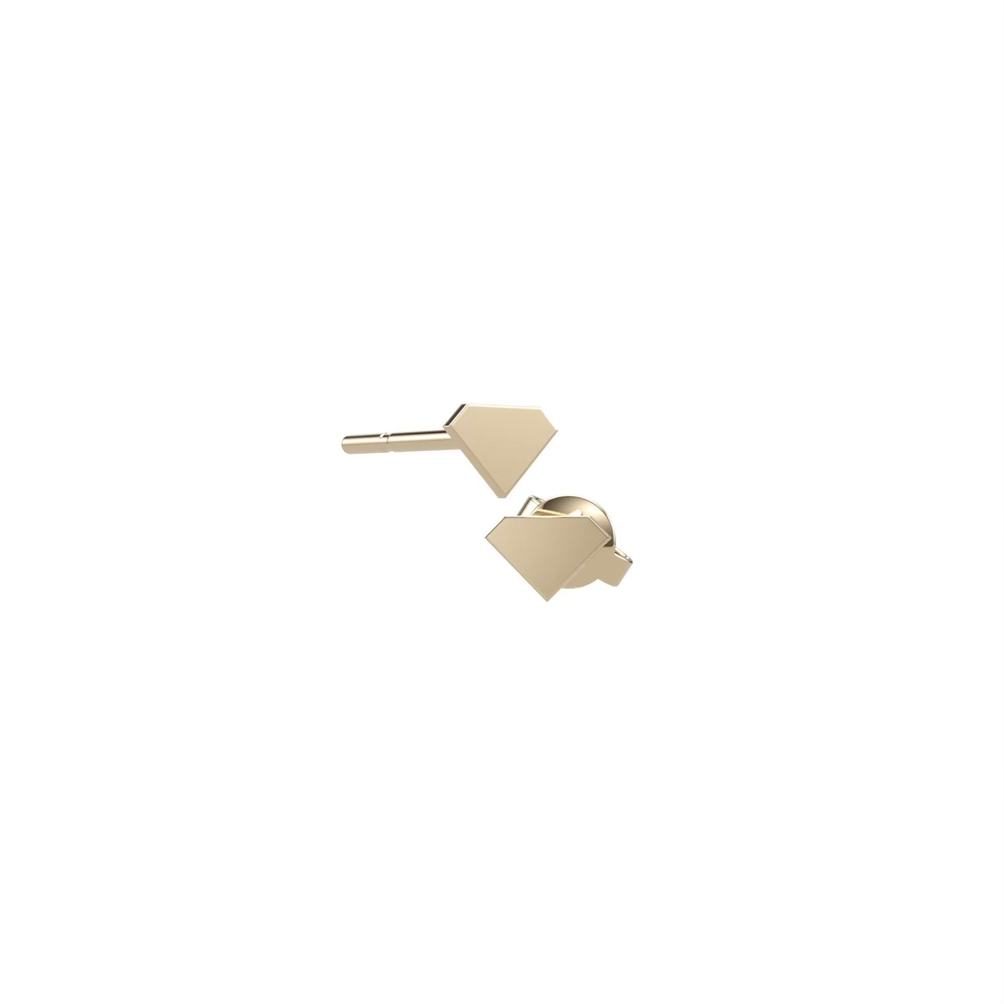 Diamond Silhouette Studs