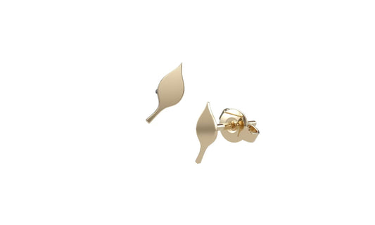 Leaf Silhouettes Studs