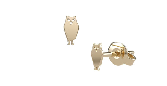 Owl Silhouettes Studs