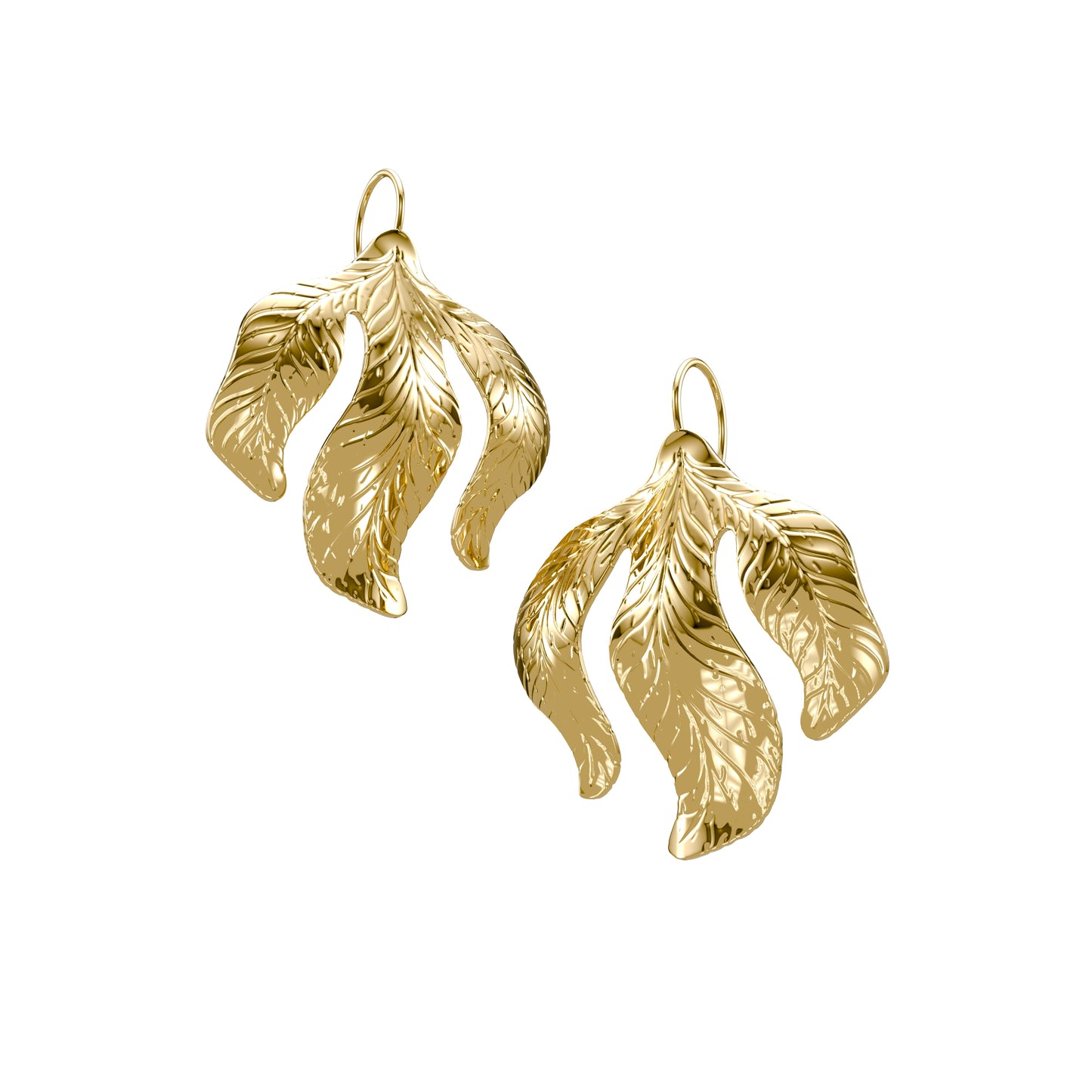 3 Leaf Earring
