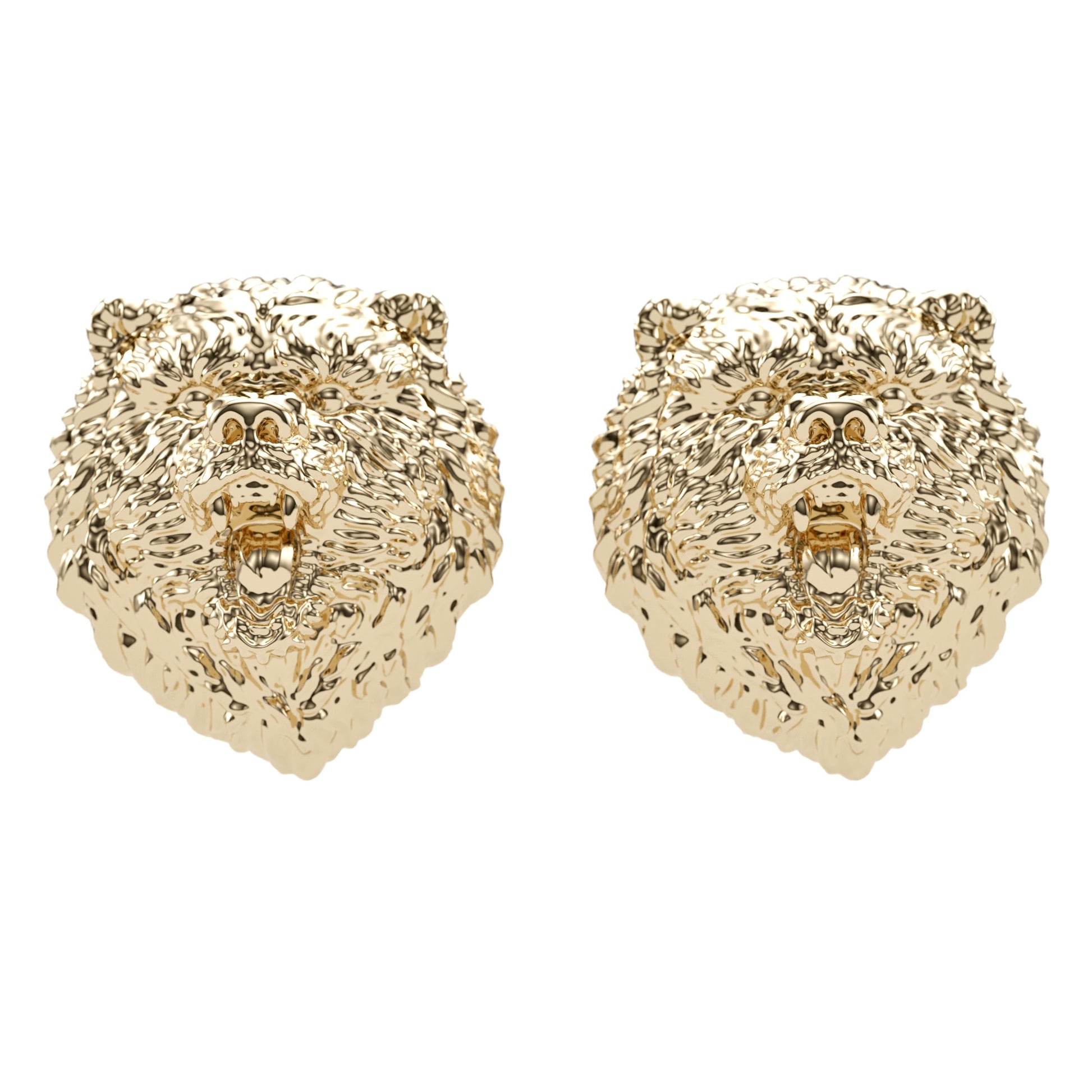 Solid Gold, Grizzly Bear cufflinks.