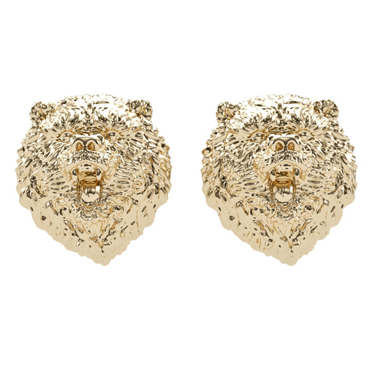 Solid Gold, Grizzly Bear cufflinks.