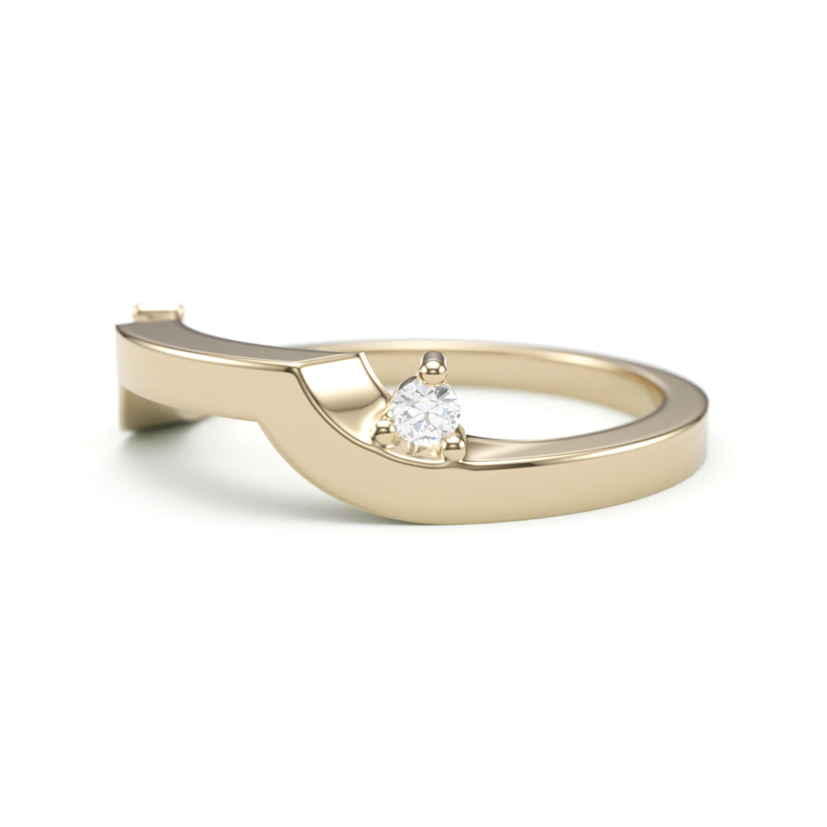 Horizontal Tiara Diamond Top Wedding Band. 1.8 mm