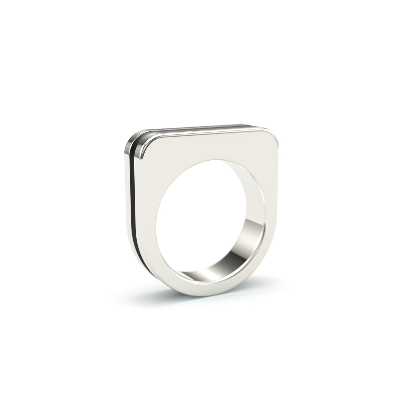 Striped Signet Ring