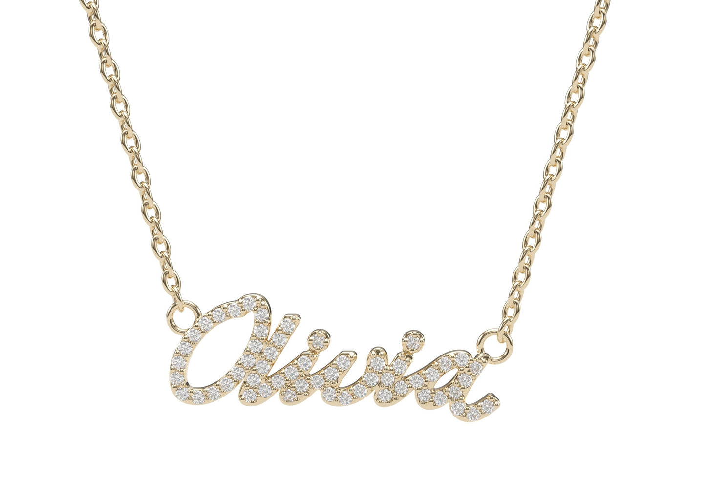 Diamond Name Necklace