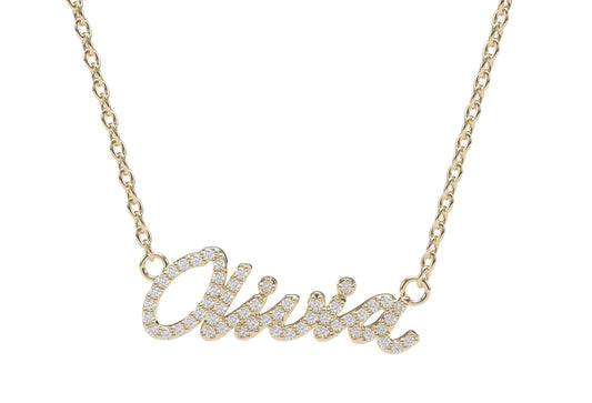 Diamond Name Necklace