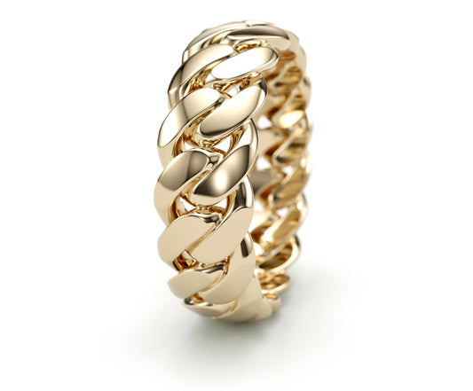 Classic Miami Cuban Ring