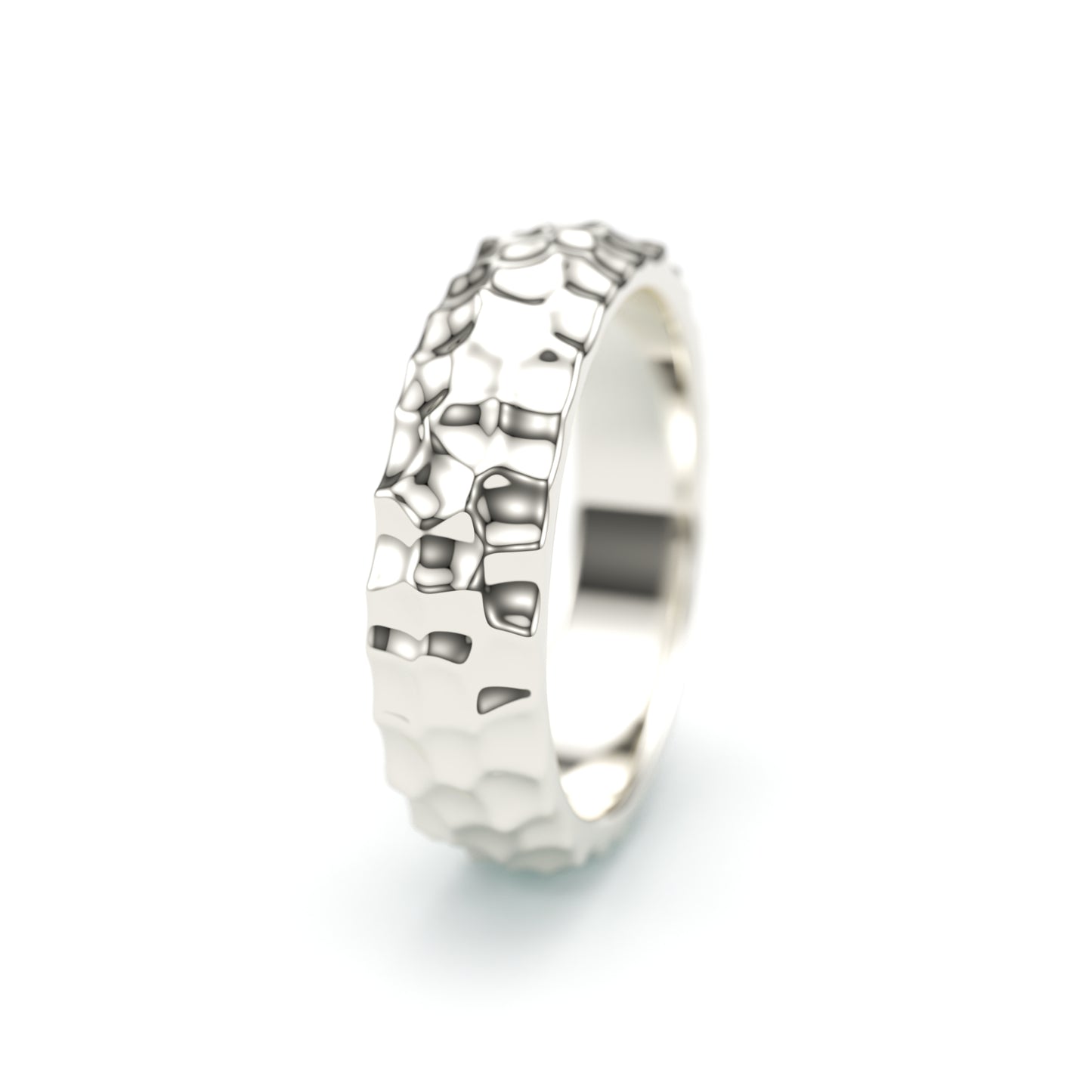 High Hammered Ring