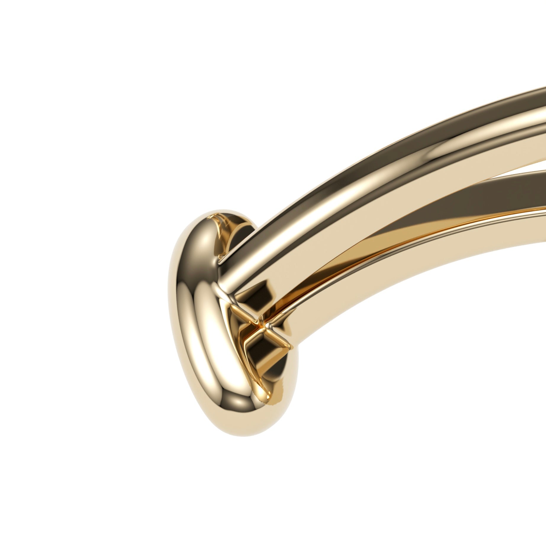 Initial cufflinks for French cuff