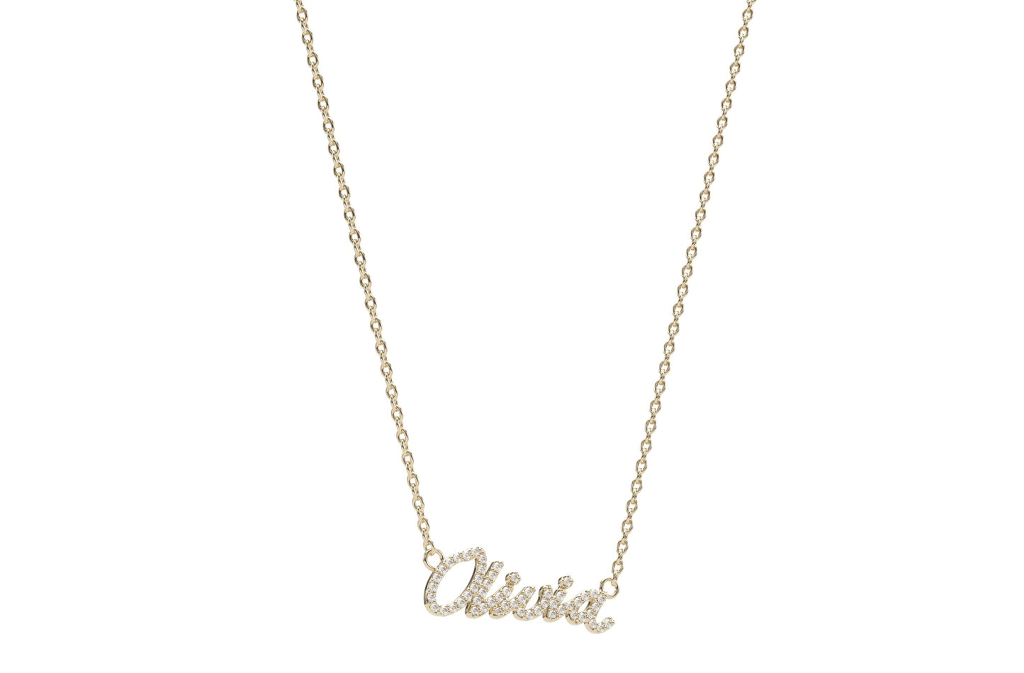 Diamond Name Necklace