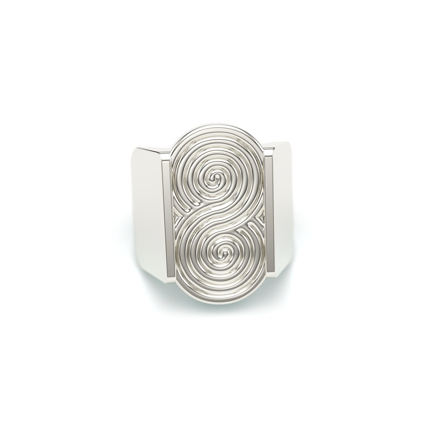 Double Swirl Ring