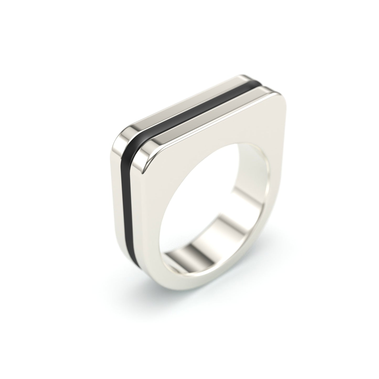 Striped Signet Ring