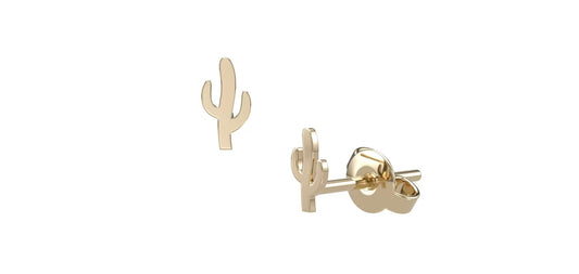 Cactus Silhouettes Studs