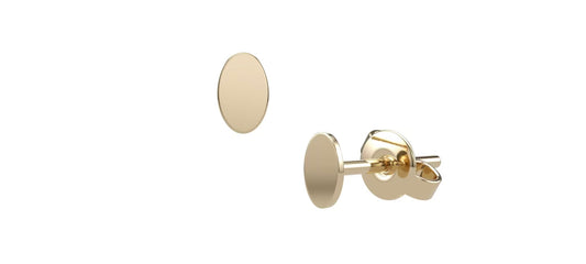 Oval Silhouette Studs