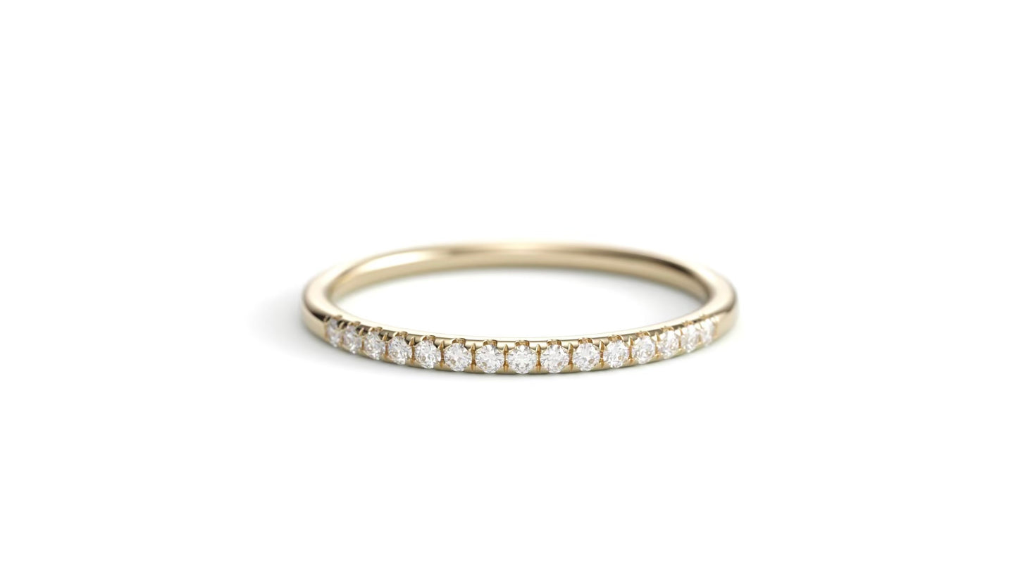 Diamond Pave Stack Ring