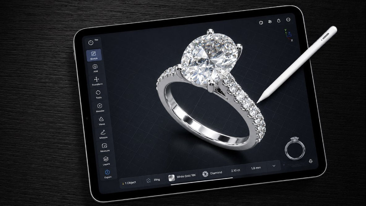 iPad CAD.