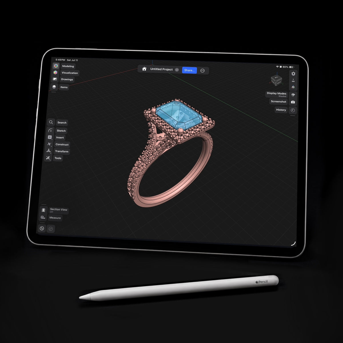 iPad CAD
