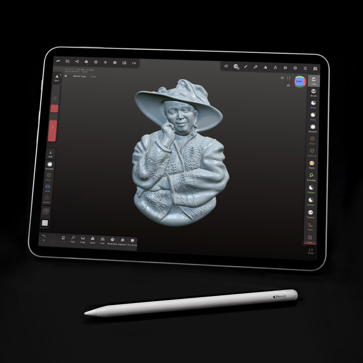 iPad Sculpting