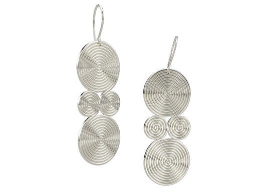 Four Swirl Earring